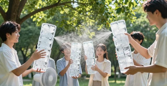 大冰块降温方法_成都武候夏季防暑降温大冰块_大冰块户外活动使用时长